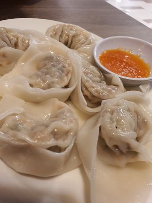 Dumplings at Genesis 创世界素食馆 in Central Singapore