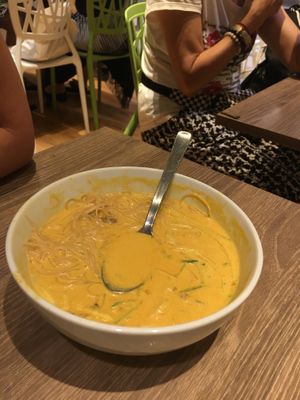 Laksa at Genesis 创世界素食馆 in Central Singapore