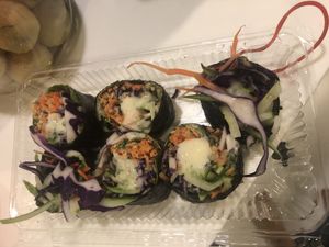 Seaweed roll at Genesis 创世界素食馆 in Central Singapore