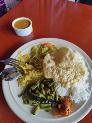 Vegetarian set 2 at Bunga Suria in Tanah Rata