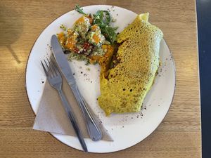 Vegan Avocado Crepe  at The Clean Food Store in Subiaco