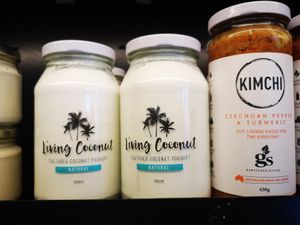 Fridge items at The Clean Food Store in Subiaco