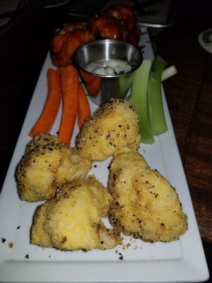 Seasoned Cauliflower "wings" at Founders in Los Angeles