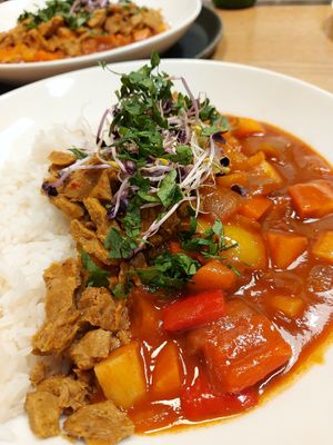 Seitan Geschnetzeltes at PurNatur in Kempten