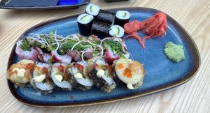 Vegan sushi set (18ks)  at Edo-Kin - OC Bory Mall in Bratislava