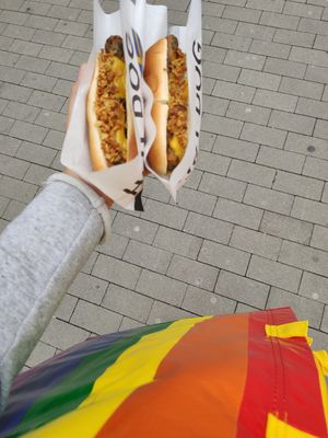 Really great veg dogs at IKEA in Bratislava