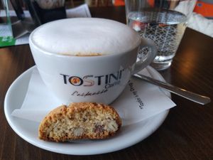 Cappuccino at Pestre in Bratislava