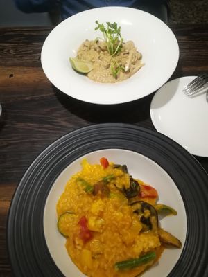 Pumkin risotto  at Hun Hau 恆好咖啡藝文 in Hengchun
