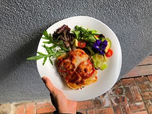 lasagna at Hun Hau 恆好咖啡藝文 in Hengchun