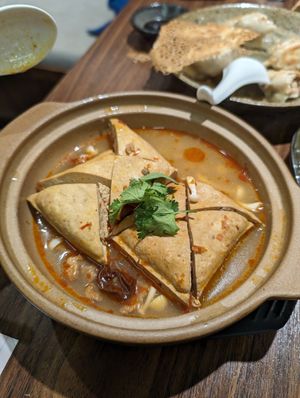 Braised smelly tofu at DeliSoys - Shàng Shàn Dòu Jiā 上善豆家 in Taipei