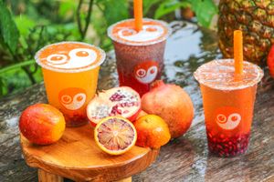 Bubble tea, thé vert, Jus maison, Jus détox at BWAMOA in Toulouse