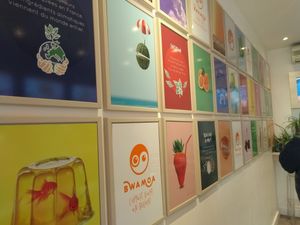 The inside wall at BWAMOA in Toulouse