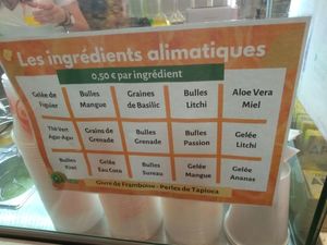 Their different ingredients you can pick at BWAMOA in Toulouse