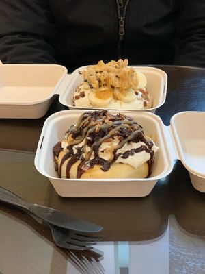 Turtle and a custom made  at Cinnaholic in Westlake