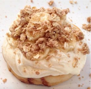 Banana Cream Pie!  at Cinnaholic in Westlake