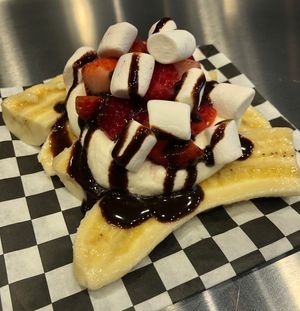 Fresh Fruit, Frosting & Toppings! at Cinnaholic in Westlake