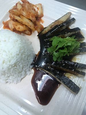 素鳗鱼饭 at San Wei Zhai in Central Singapore