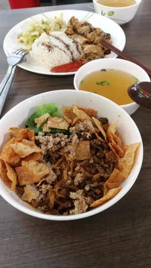mala nooodles at Wholesome Vegetarian Stall in East Singapore