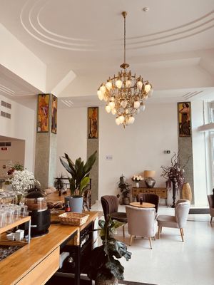 Inside of cafe   at Mondieu - Staré Mesto in Bratislava