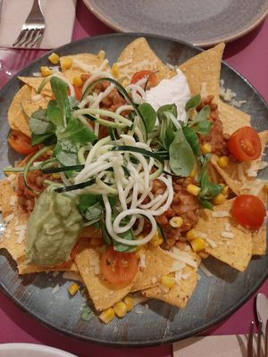 nachos veganos at Beet Vegetariano in Torrevieja