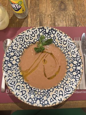 SOUP OF THE DAY  at Beet Vegetariano in Torrevieja