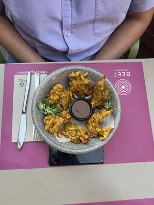 VEGAN PAKORA  at Beet Vegetariano in Torrevieja