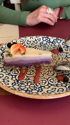 ombré cake  at Beet Vegetariano in Torrevieja