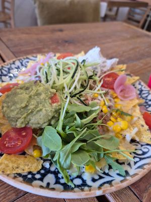Nachos... crispy and tasty at Beet Vegetariano in Torrevieja