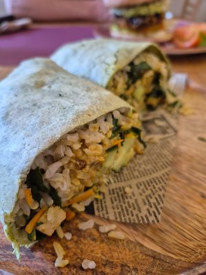 Wrap at Beet Vegetariano in Torrevieja
