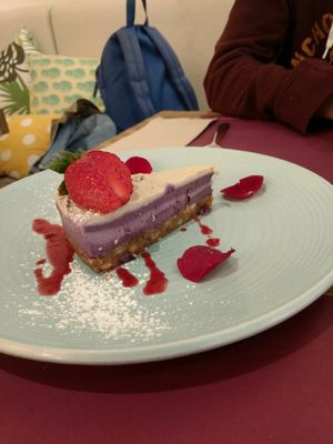 cheesecake at Beet Vegetariano in Torrevieja