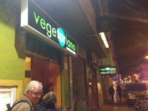 The outside of the restaurant at Beet Vegetariano in Torrevieja