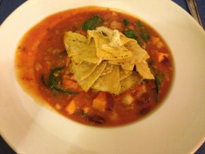 Soup of the day (will be different next time) at Beet Vegetariano in Torrevieja