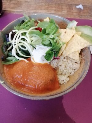 2o plato albóndigas at Beet Vegetariano in Torrevieja