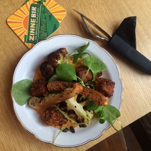 Vegan Plate  at Contrebande Bar in Brussels
