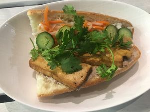 Tofu Banh Mi  at Ooh Cha Cha - Banqiao in Taipei