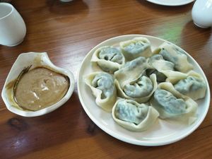 Dumplings. at ZiZai Xuan SuShi LiaoLi in Shanghai