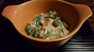 Mushroom starter at Itadakizen in Kyoto