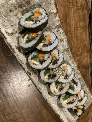 Sushi roll  at Itadakizen in Kyoto