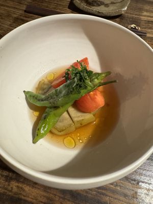 Aubergine  at Itadakizen in Kyoto