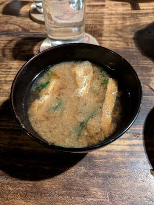 Miso soup at Itadakizen in Kyoto
