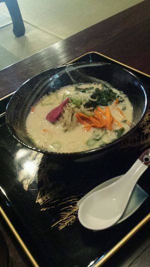 part of the menu at Itadakizen in Kyoto