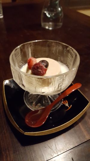 dessert at Itadakizen in Kyoto