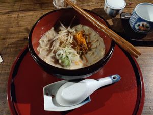 Soy-Milk based Ramen at Itadakizen in Kyoto