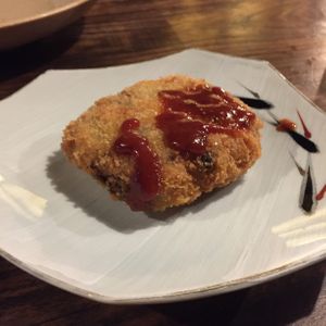 Croquette at Itadakizen in Kyoto