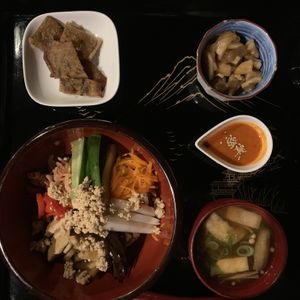 Bibimbap set  at Itadakizen in Kyoto