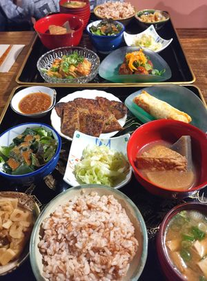 Set menu (both options) at Itadakizen in Kyoto