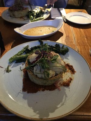 Great vegan pie at The Castle in Wakefield