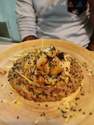 risotto at Hakuna Matata Veggie in Madrid