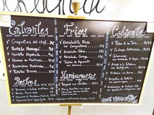 carta at Hakuna Matata Veggie in Madrid