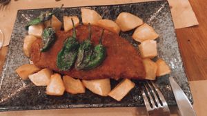 cachopo at Hakuna Matata Veggie in Madrid